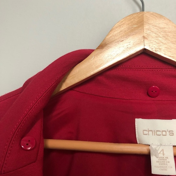 Chico's Pleasantly Peacoat Jacket Renaissance 4 - Picture 5 of 7
